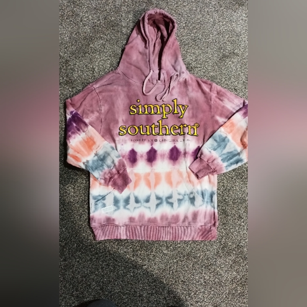 Simply Southern tie dye hoodie